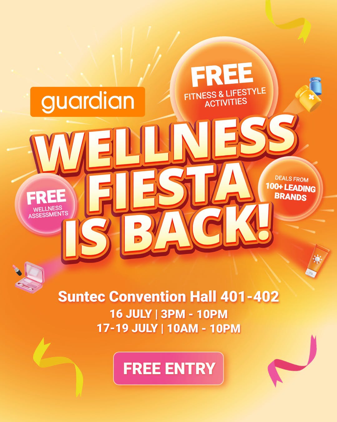 Food Art at Guardian Fiesta Singapore — Exclusive Deals & Free Gifts