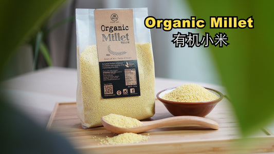 食之艺 ❣️ 厨之宝 🌾【 黄晶有机小米】 || 𝗙𝗼𝗼𝗱 𝗔𝗿𝘁 - 𝗚𝗿𝗮𝗶𝗻 𝗼𝗳 𝗔𝗿𝘁 🍁 Organic Millet - Food Art Store