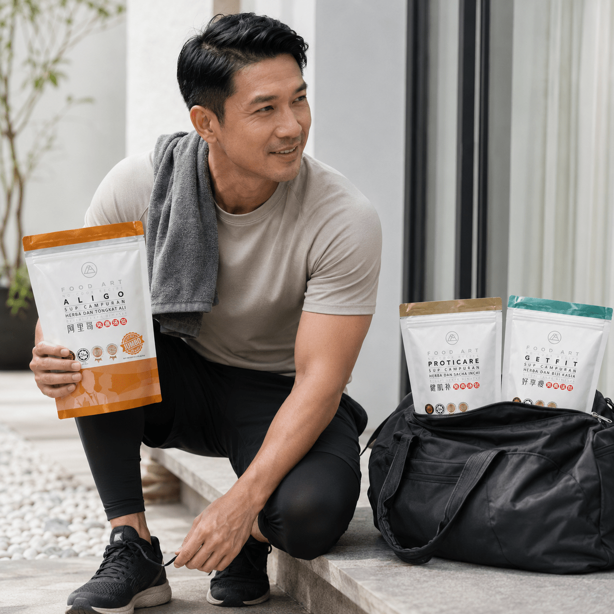 30-Day Active Man Bundle - Food Art Store