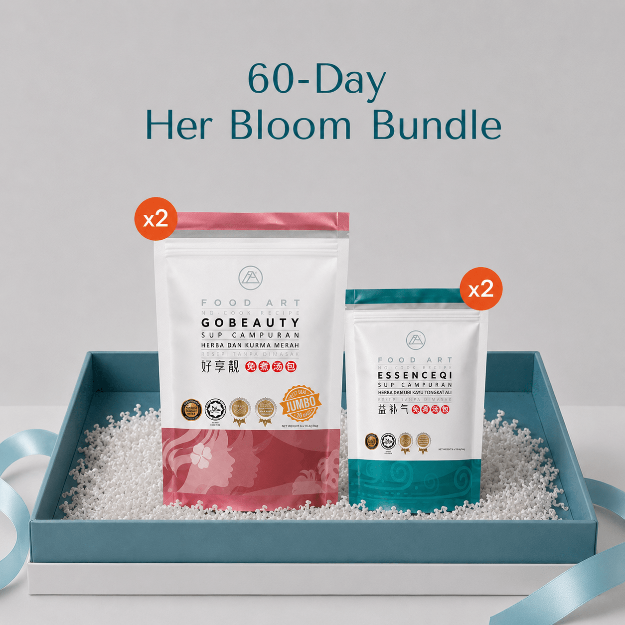 60-Day Her Bloom Bundle - Food Art Store