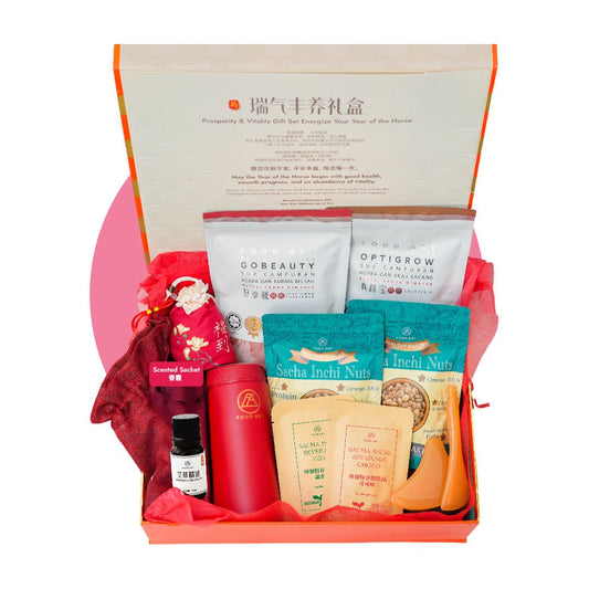 Prosperity & Vitality Gift Set / Joy & Wellness Gift Set - Food Art Store