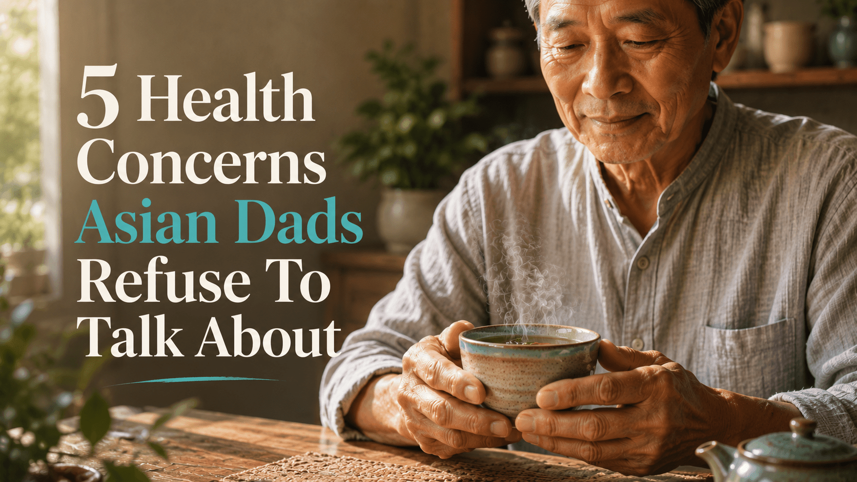 5 Health Concerns Asian Dads Refuse To Talk About - Food Art Store