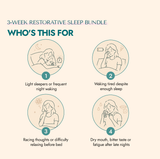 3-Week Restorative Sleep Bundle - Food Art Store