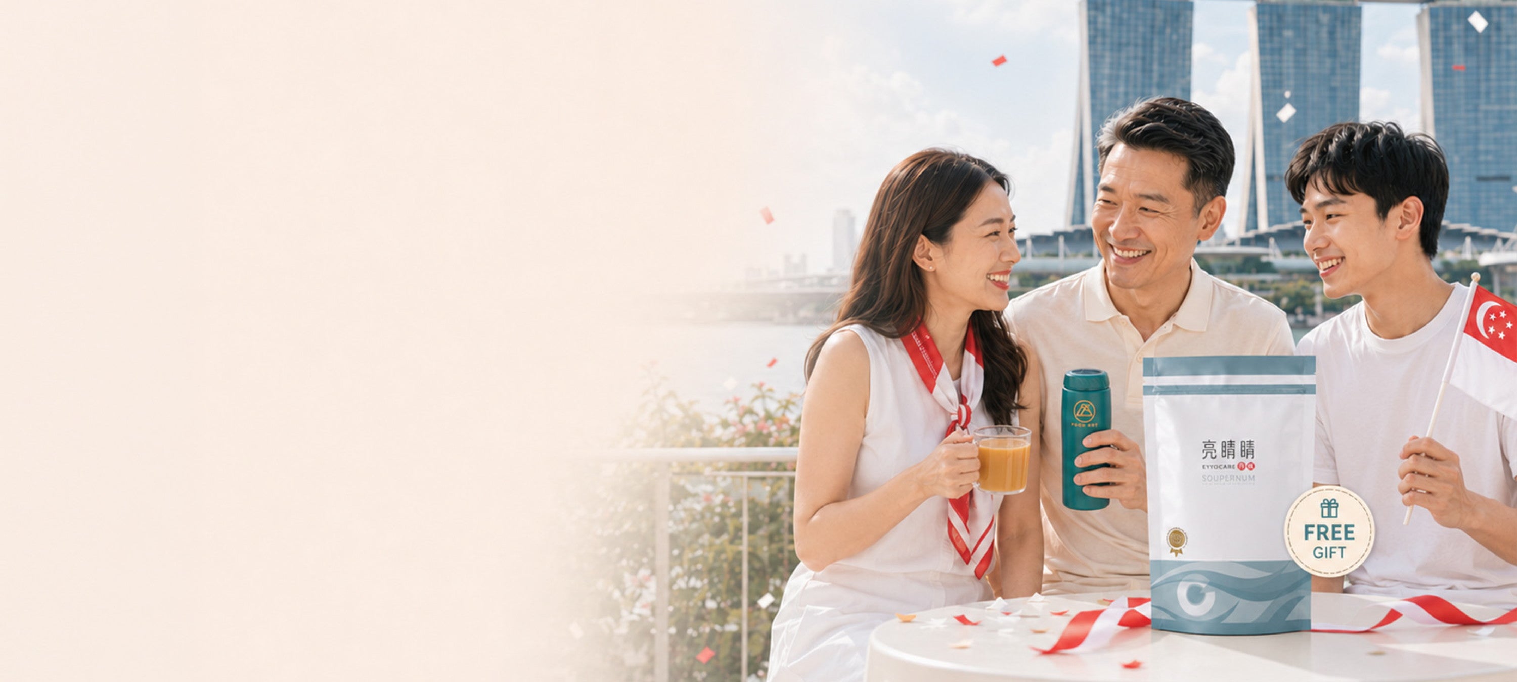 Food Art National Day Special - Buy 2, Free 1 Soup with free EyeDoCare