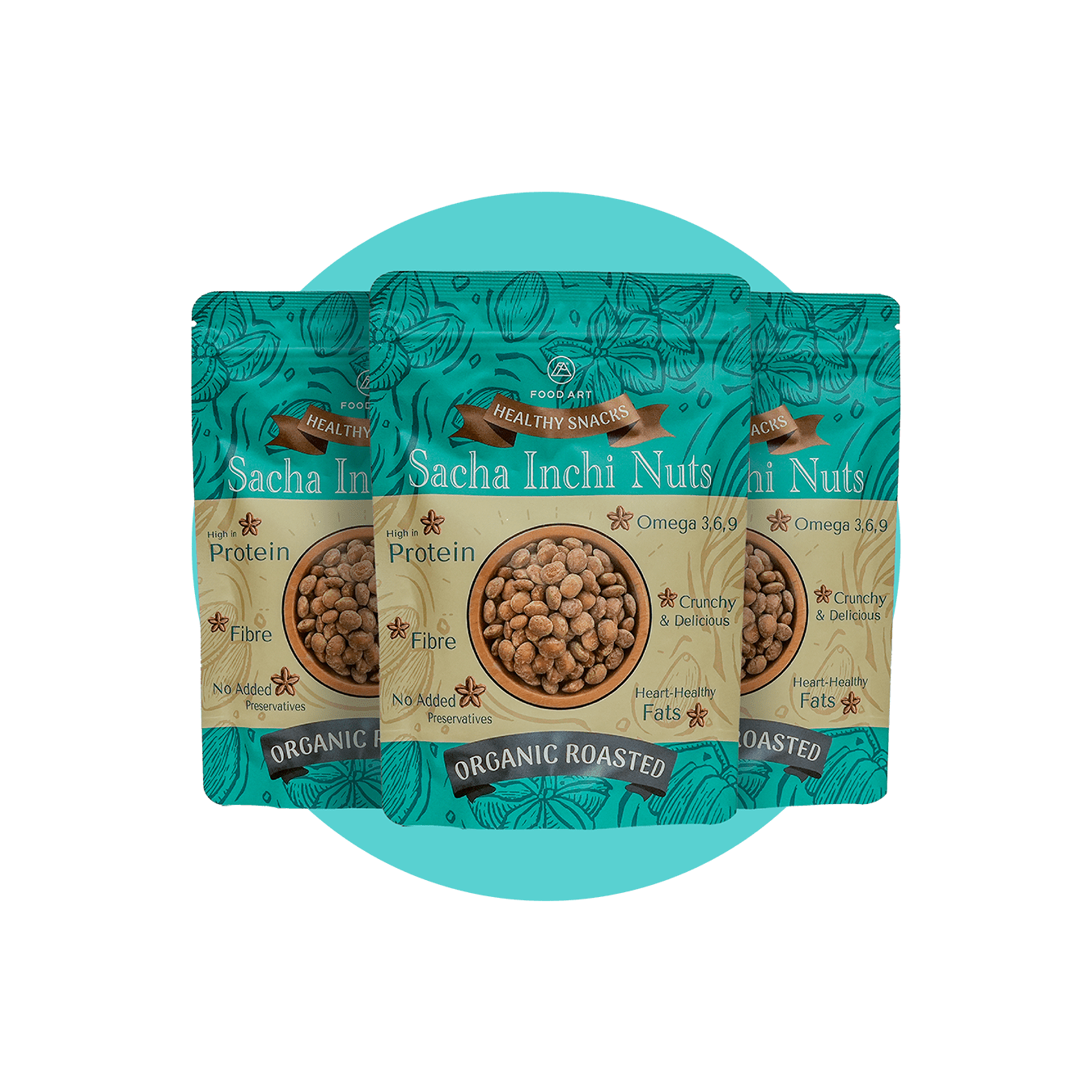 Organic Roasted Sacha Inchi Nuts - Food Art Store