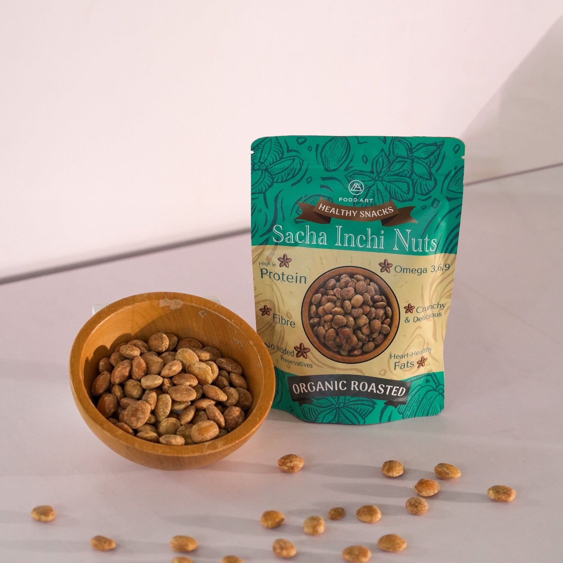 Organic Roasted Sacha Inchi Nuts - Food Art Store